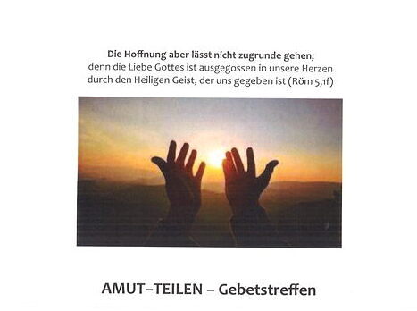 Gebetstreffen ArMut Teilen