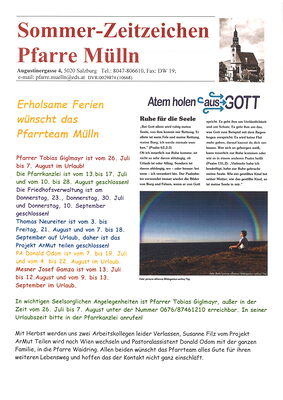 Sommerzeitzeichen